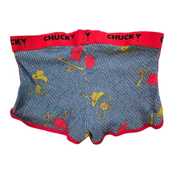 Dolls kill x chucky sleep tight pajama set SZ M Halloween PJs Tank Top Boy Short - Picture 6 of 9